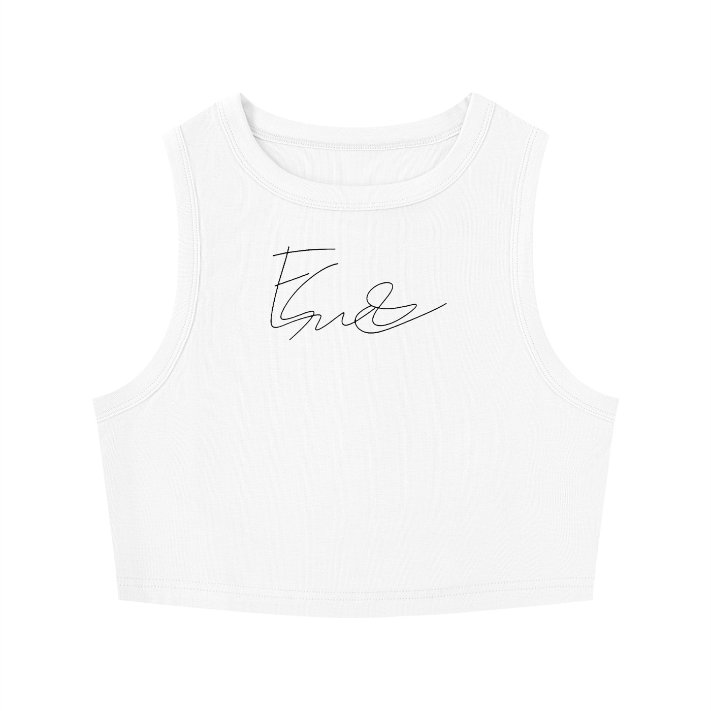 Emlyn Smith' Signature Series Ladies Tight Crewneck Crop Tank Top