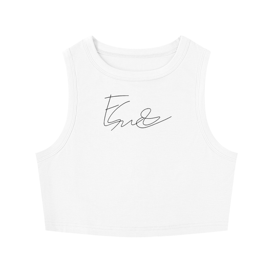 Emlyn Smith' Signature Series Ladies Tight Crewneck Crop Tank Top