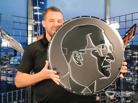 SCCA Embossed Stainless-Steel 3D sign RGB LED Back lit