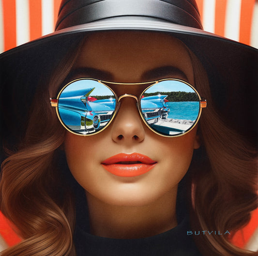 Paul Butvila' Nice Tail fins fine Giclee Prints