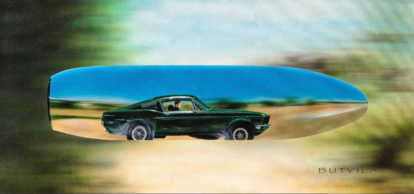Custom Car welcome mats Paul Buvila' Art